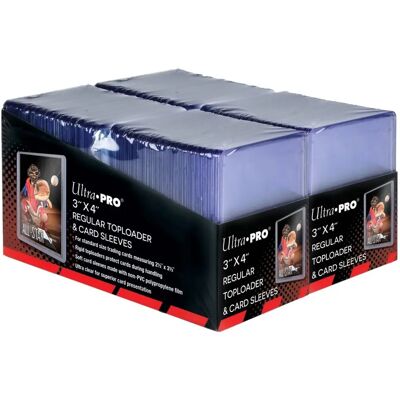 Ultra Pro 3 x 4" Kartenhüllen & Toploader 200er Pack Ultra Pro 3 x 4" Kartenhüllen & Toploader 200er Pack