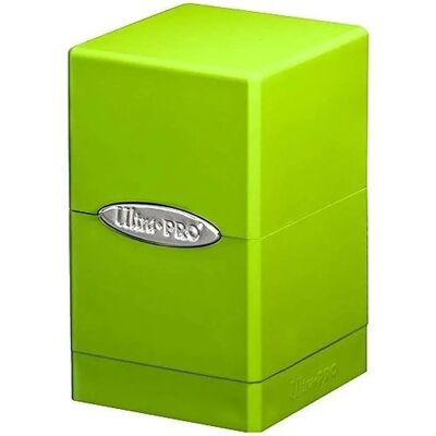 Ultra Pro Satin Tower Lime Green - Deck Box for Cards Ultra Pro Satin Tower Lime Green - Deck Box for Cards