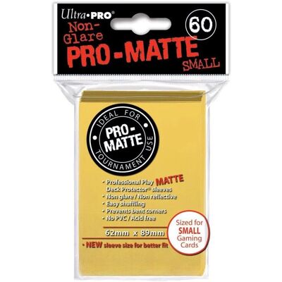 Ultra Pro YGO PRO-MATTE Deck Protectors - 60er - Gelb - Karten Zubehör Ultra Pro YGO PRO-MATTE Deck Protectors - 60er - Gelb - Karten Zubehör