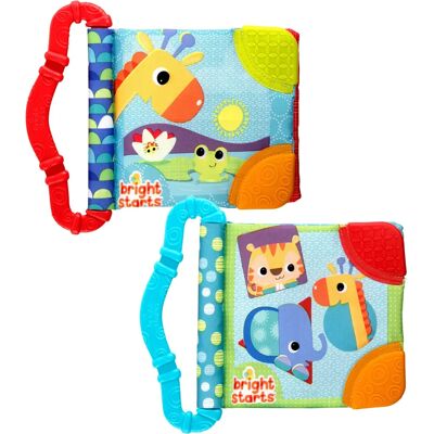 Bright Starts Teethe & Read Soft Book Toy - Teether and Soft Book Toy Bright Starts Teethe & Read Soft Book Toy - Teether and Soft Book Toy