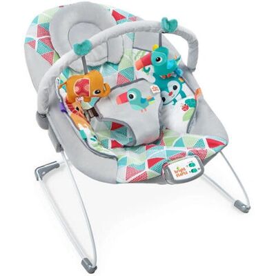 Kids II Toucan Tango Balançoire - Multicolore - Siège Vibrant pour Bébé - Publicité Kids II Toucan Tango Balançoire - Multicolore - Siège Vibrant pour Bébé - Publicité