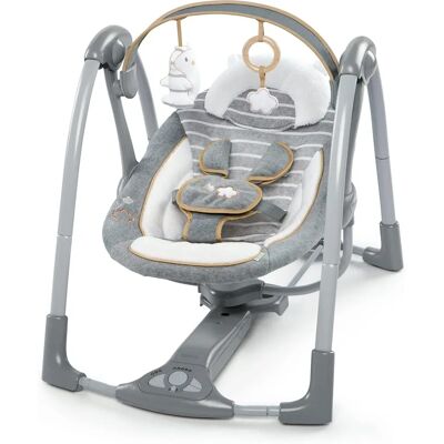 Ingenuity Swing 'n Go Portable Swing, Bella Teddy Ingenuity Swing 'n Go Portable Swing, Bella Teddy
