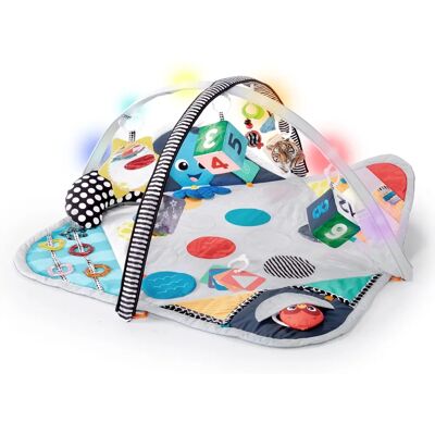 Spazio di Gioco Sensoriale Grigio Baby Einstein - Sviluppo a Più Fasi Spazio di Gioco Sensoriale Grigio Baby Einstein - Sviluppo a Più Fasi