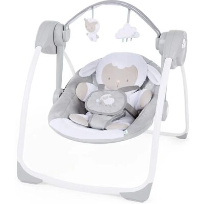 Ingenuity Cuddle Lamb Comfort 2 Go Portable Baby Swing grey Ingenuity Cuddle Lamb Comfort 2 Go Portable Baby Swing grey