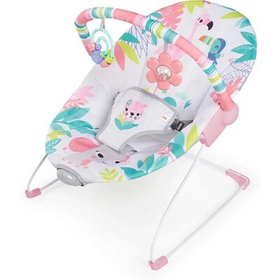 Bright Starts Baby Hängematte Flamingo - Baby Hängematte - Vibration - Rosa Bright Starts Baby Hängematte Flamingo - Baby Hängematte - Vibration - Rosa