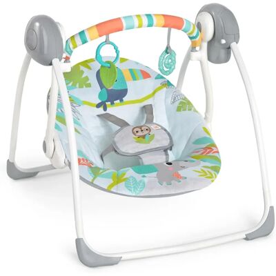 Ingenuity Rainforest Vibes Baby Swing - Automatic & Quiet Ingenuity Rainforest Vibes Baby Swing - Automatic & Quiet