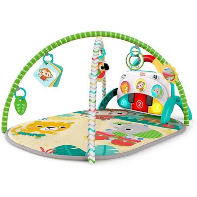 Bright Starts Gym d'Activités Piano & Batterie 4-en-1 - Safari Tropical Bright Starts Gym d'Activités Piano & Batterie 4-en-1 - Safari Tropical
