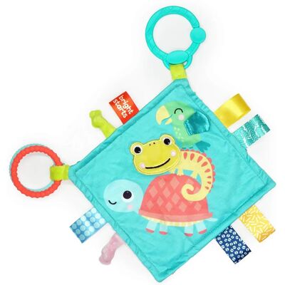 Bright Starts Fuzzy Feel jouet suspendu à contraste - couverture de sécurité Bright Starts Fuzzy Feel jouet suspendu à contraste - couverture de sécurité