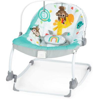 Bright Starts Wild Vibes Baby Schommelstoel Bright Starts Wild Vibes Baby Schommelstoel