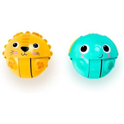Bright Starts Giggables - Tiger & Elephant Spielzeug für 6m+ Bright Starts Giggables - Tiger & Elephant Spielzeug für 6m+