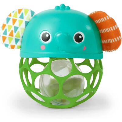 Hochet musical lumineux Bright Starts - Éléphant - Nouveau-né+ Hochet musical lumineux Bright Starts - Éléphant - Nouveau-né+