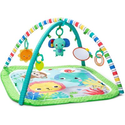 Bright Starts Wild Wiggles Baby Aktivitätsgym & Spielmatte mit Taggies - Grün Bright Starts Wild Wiggles Baby Aktivitätsgym & Spielmatte mit Taggies - Grün