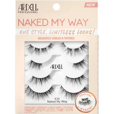 Ardell - Naked My Way 434 - 4 Pairs - False Eyelashes Ardell - Naked My Way 434 - 4 Pairs - False Eyelashes