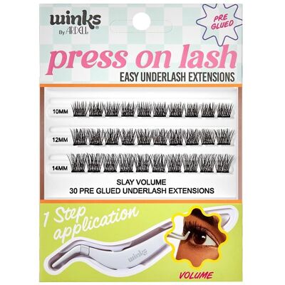 Ardell Winks Press On Pre-Glued Underlash Extensions - Volume Ardell Winks Press On Pre-Glued Underlash Extensions - Volume
