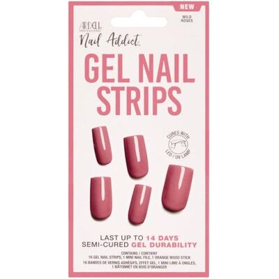 Ardell - Nail Addict Gel Strips - Rose - 16 Stk - Nagelstreifen Ardell - Nail Addict Gel Strips - Rose - 16 Stk - Nagelstreifen