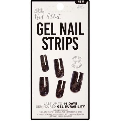 Ardell Schwarzes Muster Gel Nagelstreifen - Nagelart Ardell Schwarzes Muster Gel Nagelstreifen - Nagelart