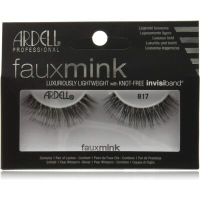 Απτές Βλεφαρίδες Ardell Black Faux Mink 817 - Ψεύτικες Βλεφαρίδες Απτές Βλεφαρίδες Ardell Black Faux Mink 817 - Ψεύτικες Βλεφαρίδες