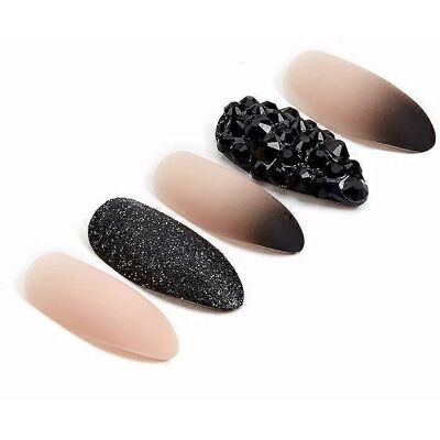 Ardell Black Stud & Pink Ombre False Nails - Make-up Ardell Black Stud & Pink Ombre False Nails - Make-up