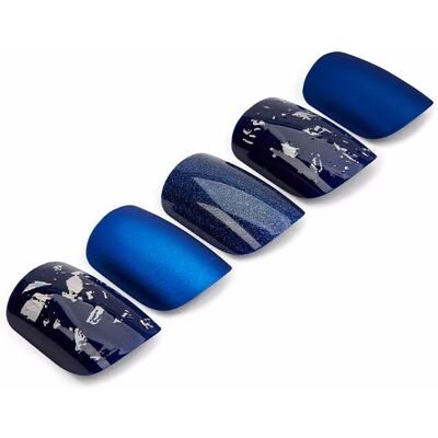 Falsas unhas Ardell Nail Addict Azul Fosco - 24 pcs Falsas unhas Ardell Nail Addict Azul Fosco - 24 pcs