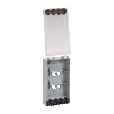 Caja de enchufe Panduit CFPWR4CIG Gris - Montaje en pared IP56 Resistente Caja de enchufe Panduit CFPWR4CIG Gris - Montaje en pared IP56 Resistente