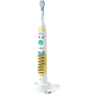 Philips HX3601/01 Brosse à dents électrique pour enfants - Sonic bleu - Publicité Philips HX3601/01 Brosse à dents électrique pour enfants - Sonic bleu - Publicité