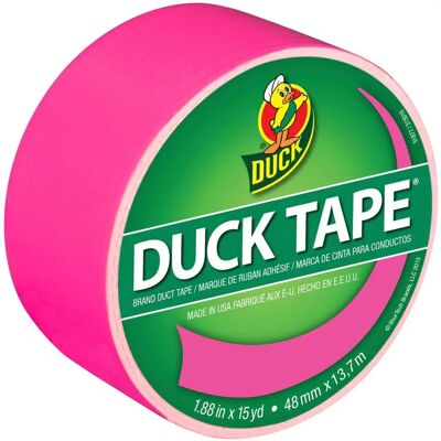 Duck 1265016 Neon Pink Indoor Duct Tape - Duct Tape Duck 1265016 Neon Pink Indoor Duct Tape - Duct Tape
