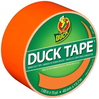 Nastro adesivo Neon Arancione Duck 1265019 - Uso interno Nastro adesivo Neon Arancione Duck 1265019 - Uso interno