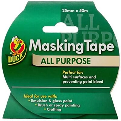 Ruban de masquage tout usage Shurtape SHU232148 - 25mm x 50m - Publicité Ruban de masquage tout usage Shurtape SHU232148 - 25mm x 50m - Publicité