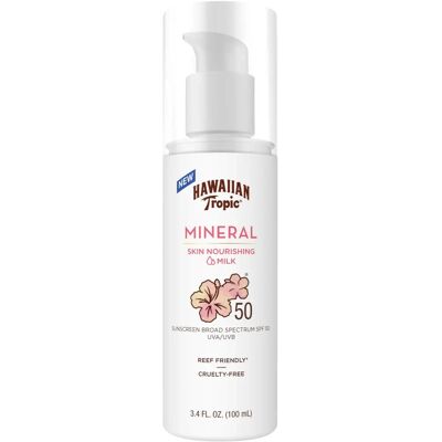 Hawaiian Tropic Mineral Sunscreen SPF 50 - Sunscreen Hawaiian Tropic Mineral Sunscreen SPF 50 - Sunscreen
