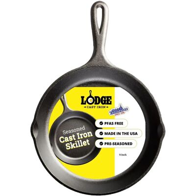 Lodge Gusseisenpfanne - 23 cm Langlebige Antihaftpfanne Lodge Gusseisenpfanne - 23 cm Langlebige Antihaftpfanne
