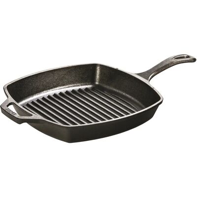 Lodge Frigideira Quadrada de Ferro Fundido 26cm - Todos Os Fogões Lodge Frigideira Quadrada de Ferro Fundido 26cm - Todos Os Fogões