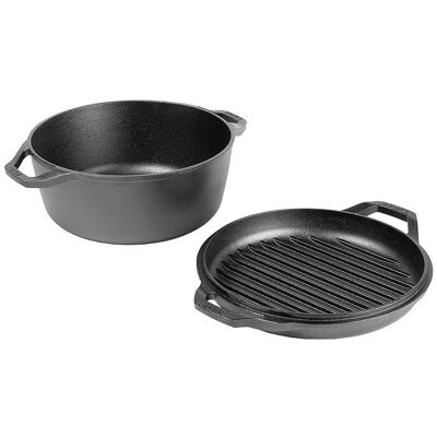 Lodge Gusseisen-Topf - 30,5cm, 5,6L - Vielseitig kochen Lodge Gusseisen-Topf - 30,5cm, 5,6L - Vielseitig kochen