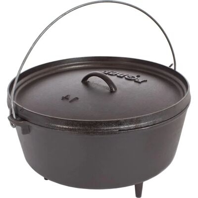 Lodge Panela de ferro fundido - 4,7L, Pronta para uso, Ao ar livre Lodge Panela de ferro fundido - 4,7L, Pronta para uso, Ao ar livre