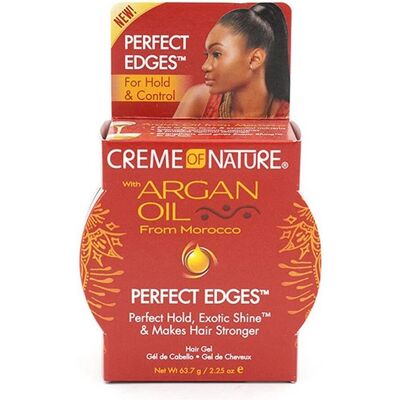 Gel Fixateur pour les Bords Perfects de Creme Of Nature - Produit de Coiffure - Publicité Gel Fixateur pour les Bords Perfects de Creme Of Nature - Produit de Coiffure - Publicité