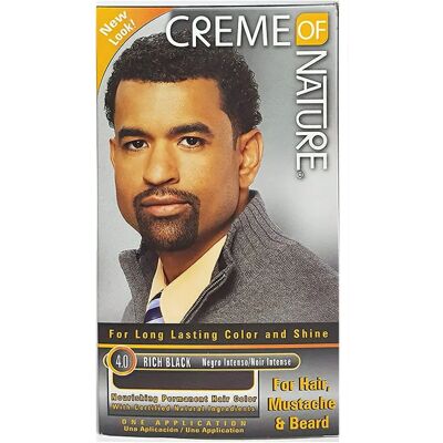 Colorazione permanente uomo Creme of Nature Rich Black 4.0 Colorazione permanente uomo Creme of Nature Rich Black 4.0
