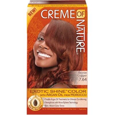 Creme of Nature Colore Capelli Argan Bronzo Rame - 7.64 Creme of Nature Colore Capelli Argan Bronzo Rame - 7.64