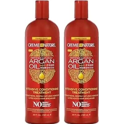 Acondicionador Intensivo de Argán de Creme Of Nature - Acondicionador para el cabello Acondicionador Intensivo de Argán de Creme Of Nature - Acondicionador para el cabello