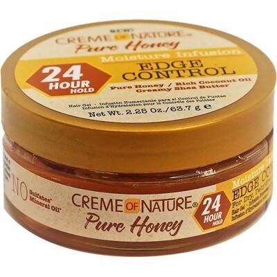 Creme Of Nature Miel Pure Infusion d'Humidité Contrôle des Vrais - Gel Capillaire - Publicité Creme Of Nature Miel Pure Infusion d'Humidité Contrôle des Vrais - Gel Capillaire - Publicité