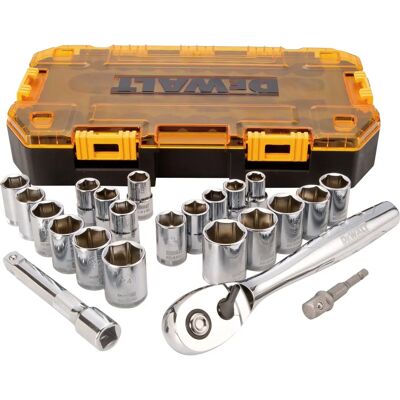 DeWALT DWMT73813 23-Piece Socket Set - Durable Tools DeWALT DWMT73813 23-Piece Socket Set - Durable Tools