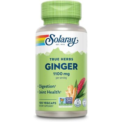 Solaray Ingwer 1100mg - Verdauung, Gelenk & Magen Solaray Ingwer 1100mg - Verdauung, Gelenk & Magen