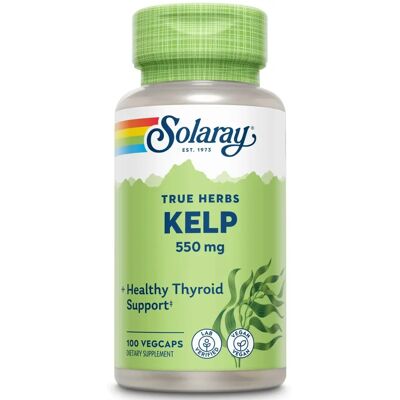 Solaray Kelp 100 capsules of 550mg - Dietary Supplement Solaray Kelp 100 capsules of 550mg - Dietary Supplement