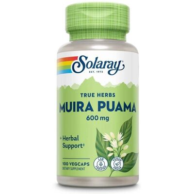 Solaray Muira Puama 300 mg - Dietary Supplement - VegCaps Solaray Muira Puama 300 mg - Dietary Supplement - VegCaps