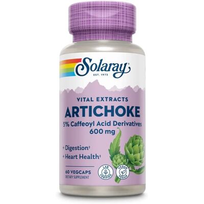 Solaray Artischockenblatt-Extrakt - Vegetarische Kapseln Solaray Artischockenblatt-Extrakt - Vegetarische Kapseln