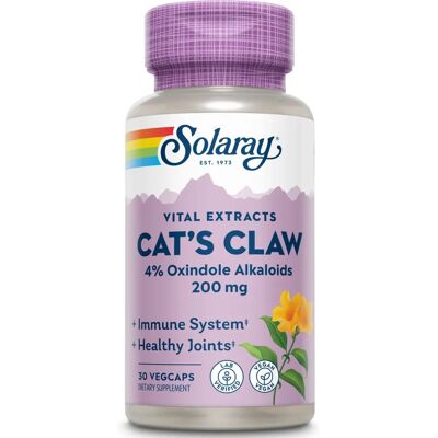 Solaray Extrato de Casca de Uncaria 200 mg - Suplemento Alimentar Solaray Extrato de Casca de Uncaria 200 mg - Suplemento Alimentar