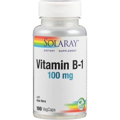 Solaray Vitamin B-1 100mg - Vitamin Solaray Vitamin B-1 100mg - Vitamin