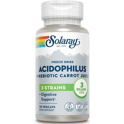 Solaray Acidophilus 30 Einheiten - Nahrungsergänzungsmittel für die Verdauung Solaray Acidophilus 30 Einheiten - Nahrungsergänzungsmittel für die Verdauung