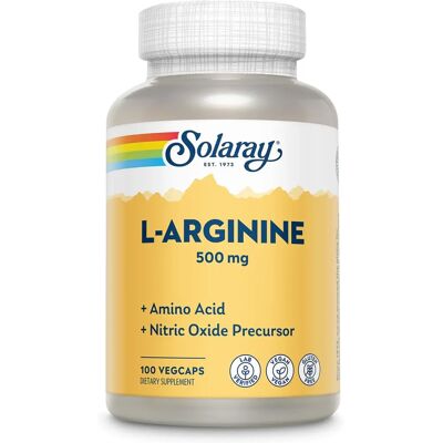 BeautyGlam Solaray L-Arginina 500mg - Apoyo cardiovascular BeautyGlam Solaray L-Arginina 500mg - Apoyo cardiovascular