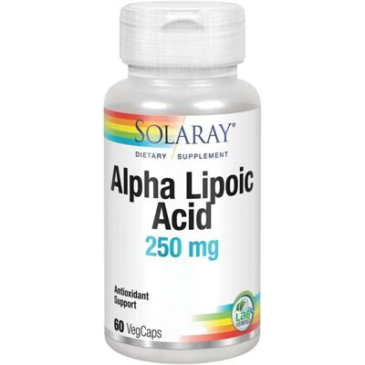 Solaray Alpha-Liponsäure 250 mg - Nahrungsergänzung Solaray Alpha-Liponsäure 250 mg - Nahrungsergänzung