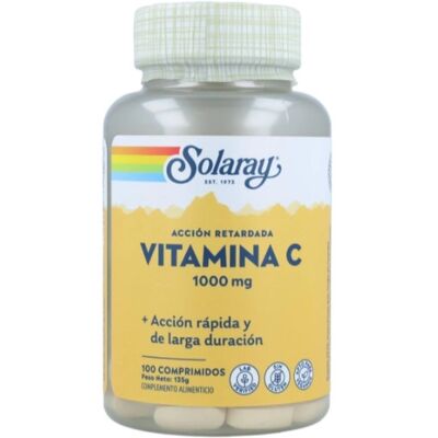 Solaray Vitamina C 1000 Mg Liberação retardada - Suplemento alimentar Solaray Vitamina C 1000 Mg Liberação retardada - Suplemento alimentar