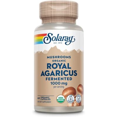 Solaray Royal Agaricus 500mg - Biologisch fermentierter Pilz, Vegan - 60 Veg Capsules Solaray Royal Agaricus 500mg - Biologisch fermentierter Pilz, Vegan - 60 Veg Capsules